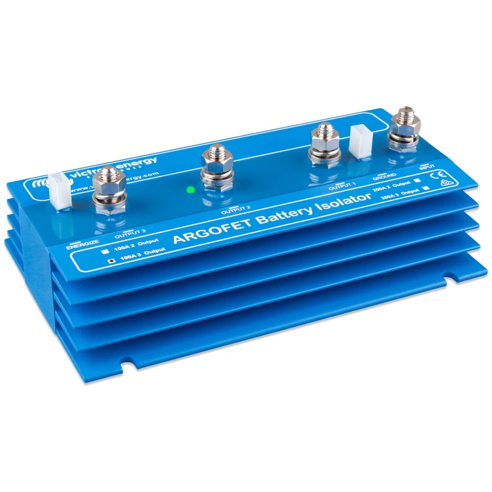 Victron Energy Argofet Battery Isolators, Alternator Energize Input, 12/24V Auto Ranging
