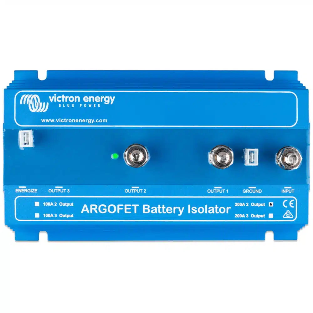 Victron Energy Argofet Battery Isolators, Alternator Energize Input, 12/24V Auto Ranging