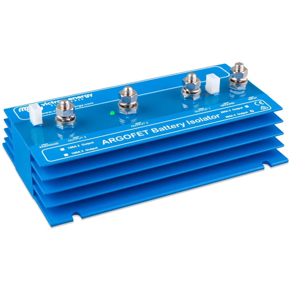 Victron Energy Argofet Battery Isolators, Alternator Energize Input, 12/24V Auto Ranging