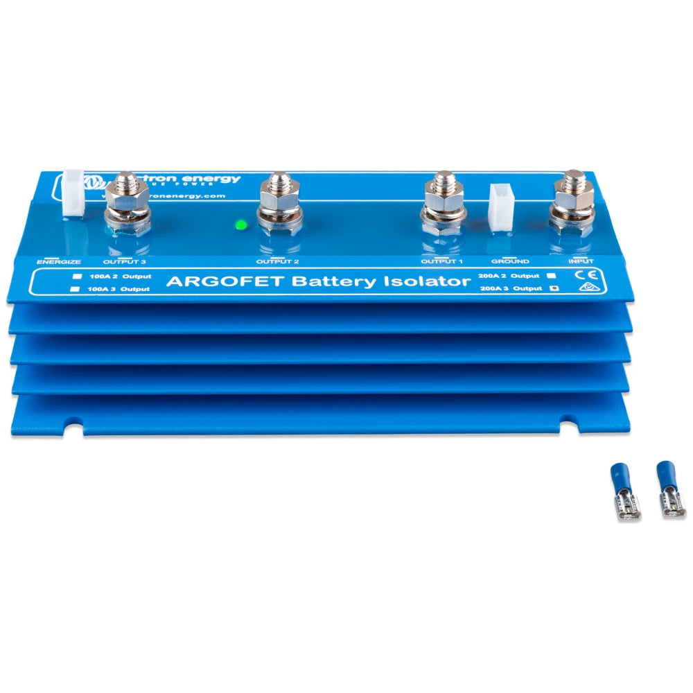 Victron Energy Argofet Battery Isolators, Alternator Energize Input, 12/24V Auto Ranging