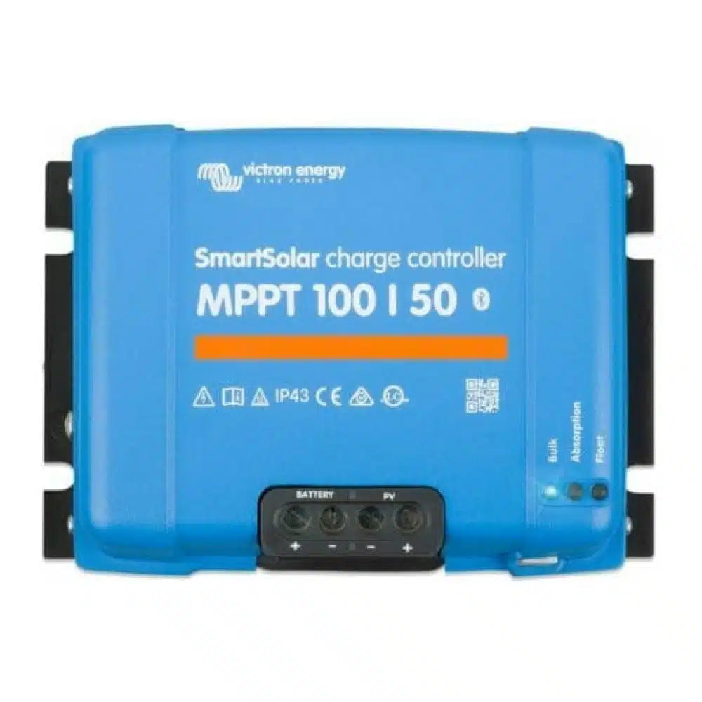 Victron Energy SmartSolar MPPT Charge Controller, 12/24V, 100V PV Input, VE.Direct, Bluetooth