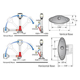 Attwood Marine Fold-Down Incandescent Anchor/Masthead Light, 12V, 3 NM, 360 Degree, Horizontal Mount