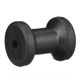 Attwood Marine Light-Duty Rubber Spool/Keel Roller, 5/8 in Shaft, 3 in OD, Nylon Inserts