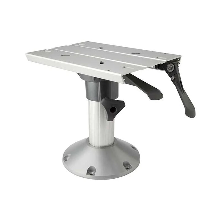 Attwood Marine 278 ProGlide Seat Mount with Slider, For 2-7/8 in Posts, Long Handle