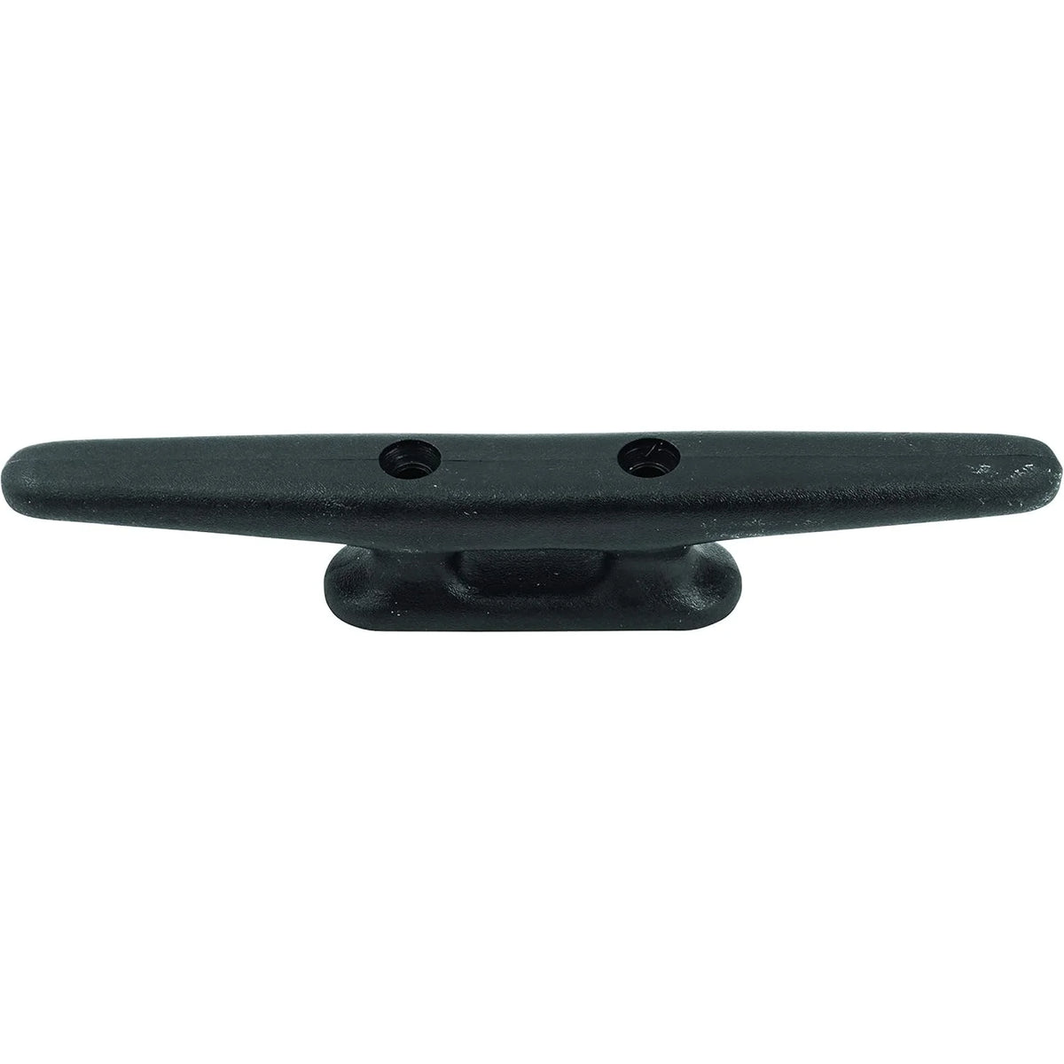 Attwood Marine Nylon Open Base Cleat, 2-Hole, Black, UV Resistant