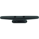 Attwood Marine Nylon Open Base Cleat, 2-Hole, Black, UV Resistant