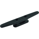 Attwood Marine Nylon Open Base Cleat, 2-Hole, Black, UV Resistant