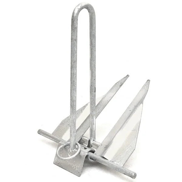 Attwood Marine Slip-Ring Penetrating Fluke Anchor, Hot Dip Galvanized Steel