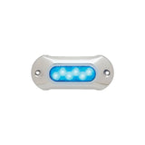 Attwood Marine LightArmor HPX LED Underwater Light, Blue Light, 12V/24V, Surface Mount
