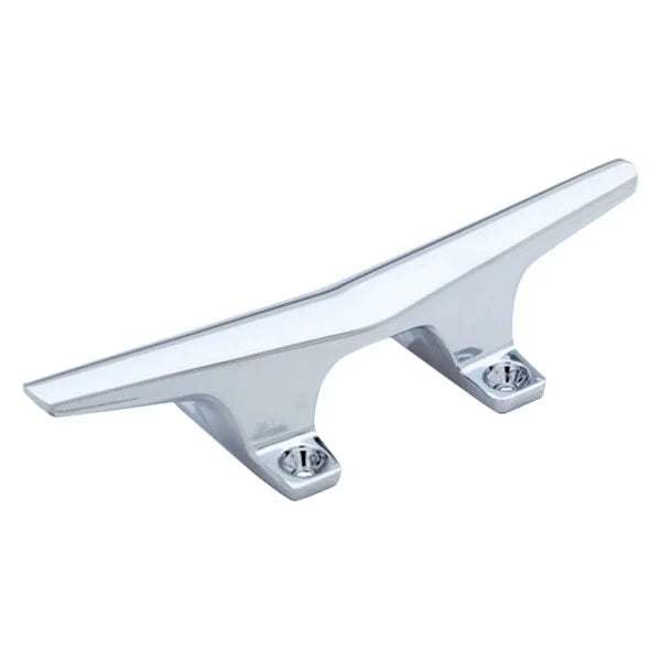 Attwood Marine Open-Base Boat Cleats, Chrome-Plated Zinc, 2pk