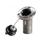 Attwood Marine Low Profile Fuel Deck Fill, For Carbon Canister Systems, Overpressure Relief Valve, Flame Arrestor