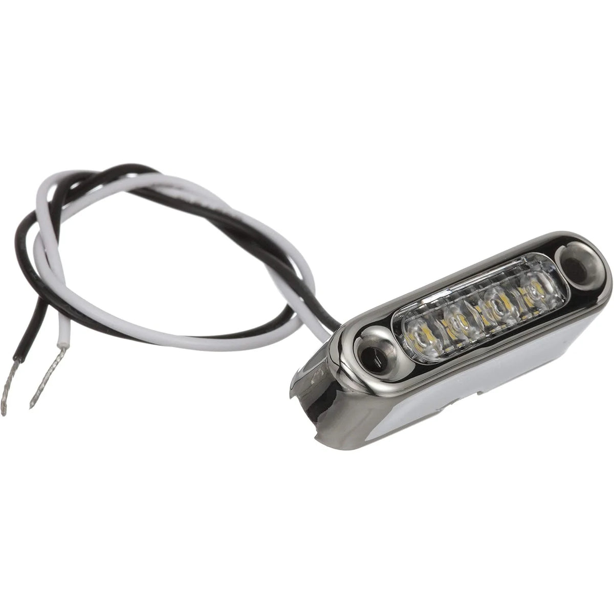 Attwood Marine Micro LED Courtesy Light, 12V DC, 316 Stainless Bezel, Vertical Mount