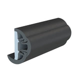 TACO Marine SuproFlex Semi-Rigid Rub Rail Kit, 2 in x 1-1/4 in, Flexible Vinyl Overlay Insert