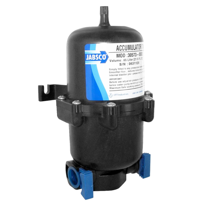 Jabsco Accumulator Tanks, 10 PSI Pre-Charge, 125 PSI Max Pressure