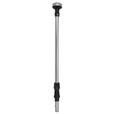 Perko Omega Series LED Universal Replacement White All-Round Pole Light, 12V, 2 nm, Fold-in-Half Pole, 3/4 in Anodized Tube