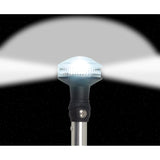 Perko Omega Series LED Universal Replacement White All-Round Pole Light, 12V, 2 nm, Fold-in-Half Pole, 3/4 in Anodized Tube