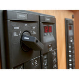 Blue Sea Systems AC Source Selector Rotary Switch, 4-Pole, 2 + OFF Positions, Dual Output, 600V AC Max