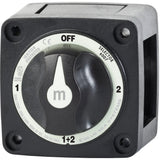 Blue Sea Systems m-Series Mini Selector Battery Switch, 4 Position, Battery Combine, 300A, 32V DC, IP66
