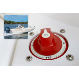Blue Sea Systems m-Series Mini Selector Battery Switch, 4 Position, Battery Combine, 300A, 32V DC, IP66
