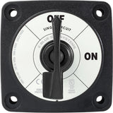 Blue Sea Systems m-Series Single Circuit ON-OFF Battery Switch, Locking Key, 48V DC, 300A Continuous, IP66, 3/8 in Studs