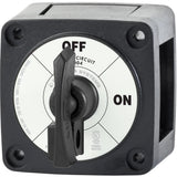 Blue Sea Systems m-Series Single Circuit ON-OFF Battery Switch, Locking Key, 48V DC, 300A Continuous, IP66, 3/8 in Studs