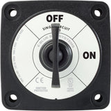 Blue Sea Systems m-Series Mini Battery Switch with Key, Single Circuit ON-OFF, 48V DC, 300A Continuous