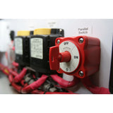 Blue Sea Systems m-Series Mini Battery Switch with Key, Single Circuit ON-OFF, 48V DC, 300A Continuous