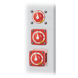 Blue Sea Systems m-Series Mini Dual Circuit Plus Battery Switch, 32V DC, 300A, 3 Position