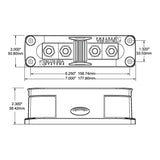 Blue Sea Systems Class T Fuse Block with Insulating Cover, 160V DC