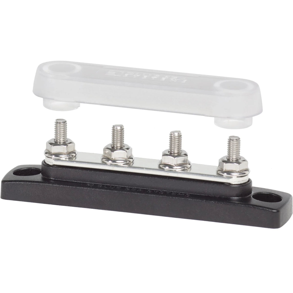 Blue Sea Systems MiniBus Common BusBar, 100A, 300V AC, 48V DC, Tin-Plated Copper Bus