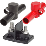 Blue Sea Systems Dual PowerPost Cable Connector, 48V DC, #10 Screw Mounting