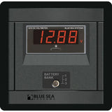 Blue Sea Systems 360 DC Voltmeter Panel, 4.75 x 4.88 in, 3-Position Switch