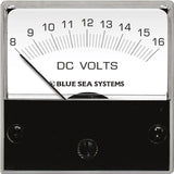 Blue Sea Systems Analog DC Voltmeter, Backlit Meter Face