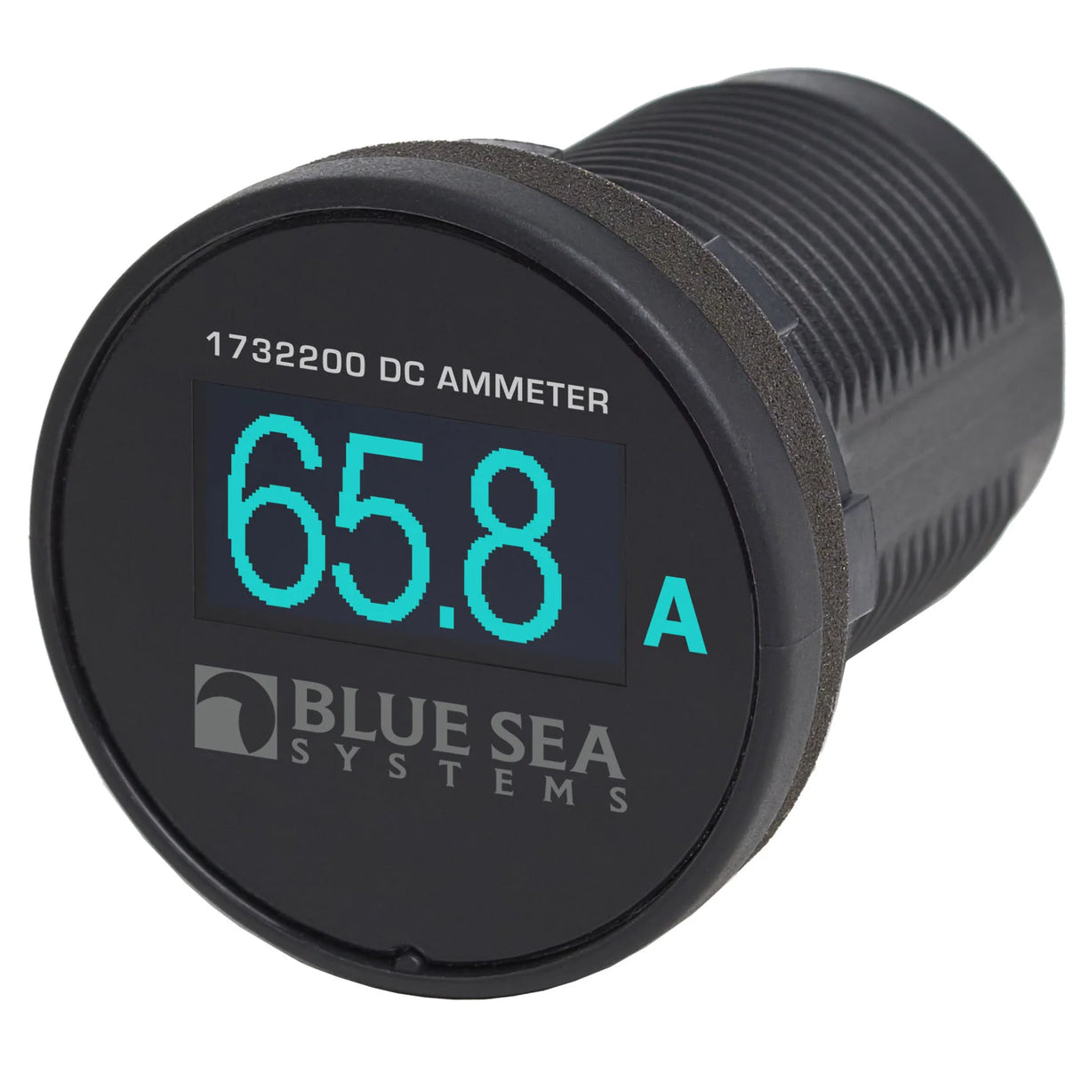 Blue Sea Systems Mini OLED DC Ammeter, -100A to 100A, 8-36V DC, IP66, 1-1/8 in Hole Mount