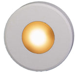 Plash Gravity Surface Mounted LED Deck Light, Warm White Light, White Housing