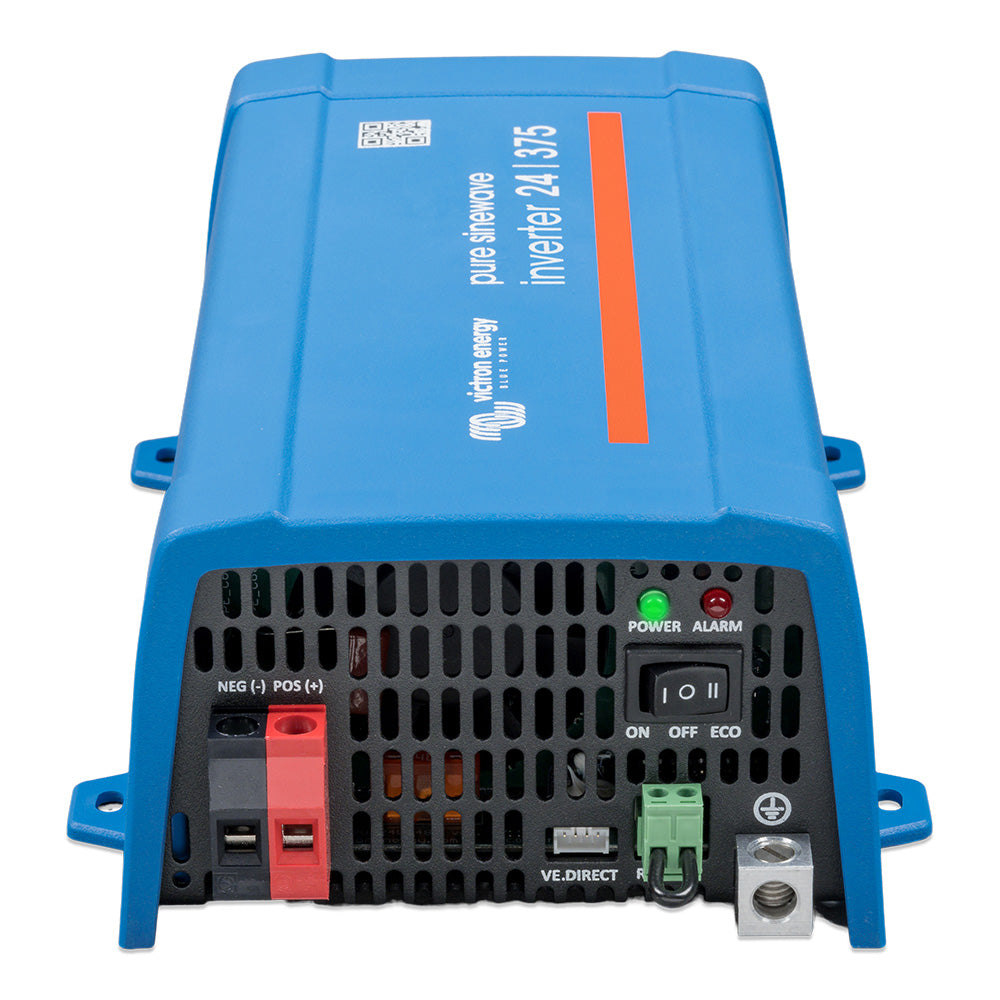 Victron Energy VE.Direct Inverter, 24V DC, 375VA, 120V AC, NEMA 5-15R