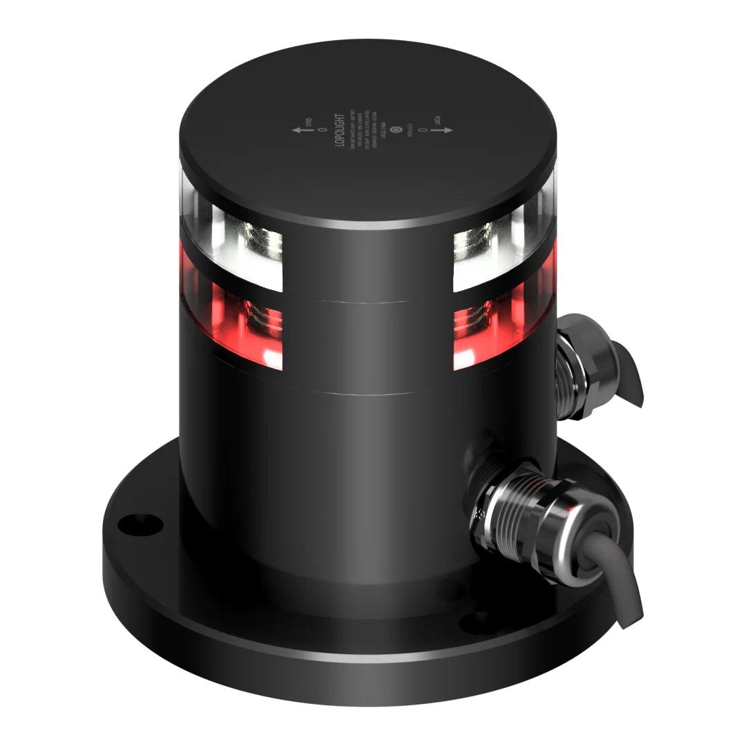 Lopolight PRO Red and White LED Navigation Light, 2nm, 180°, IP68