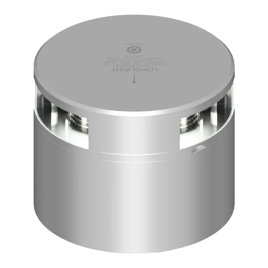 Lopolight LED Masthead Light, 3nm, 225° White Light, CS/CD Base