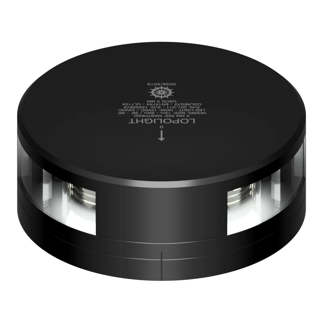 Lopolight LED Masthead Light, 2nm, 225°, 10-32VDC, Flat Base