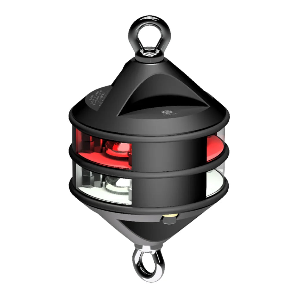 Lopolight Hoistable LED Signal Light, 3nm, 360°, Red and White Light