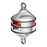 Lopolight Hoistable LED Signal Light, 3nm, 360°, Red and White Light