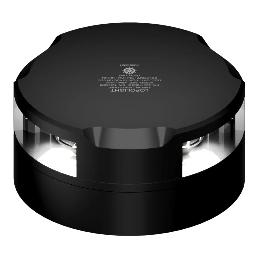 Lopolight 360° Anchor and 135° Stern LED Light, 3 NM, 10-32VDC
