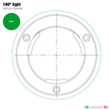 Lopolight Green LED Signal Light, 3nm, ATEX Zone 1 and 2