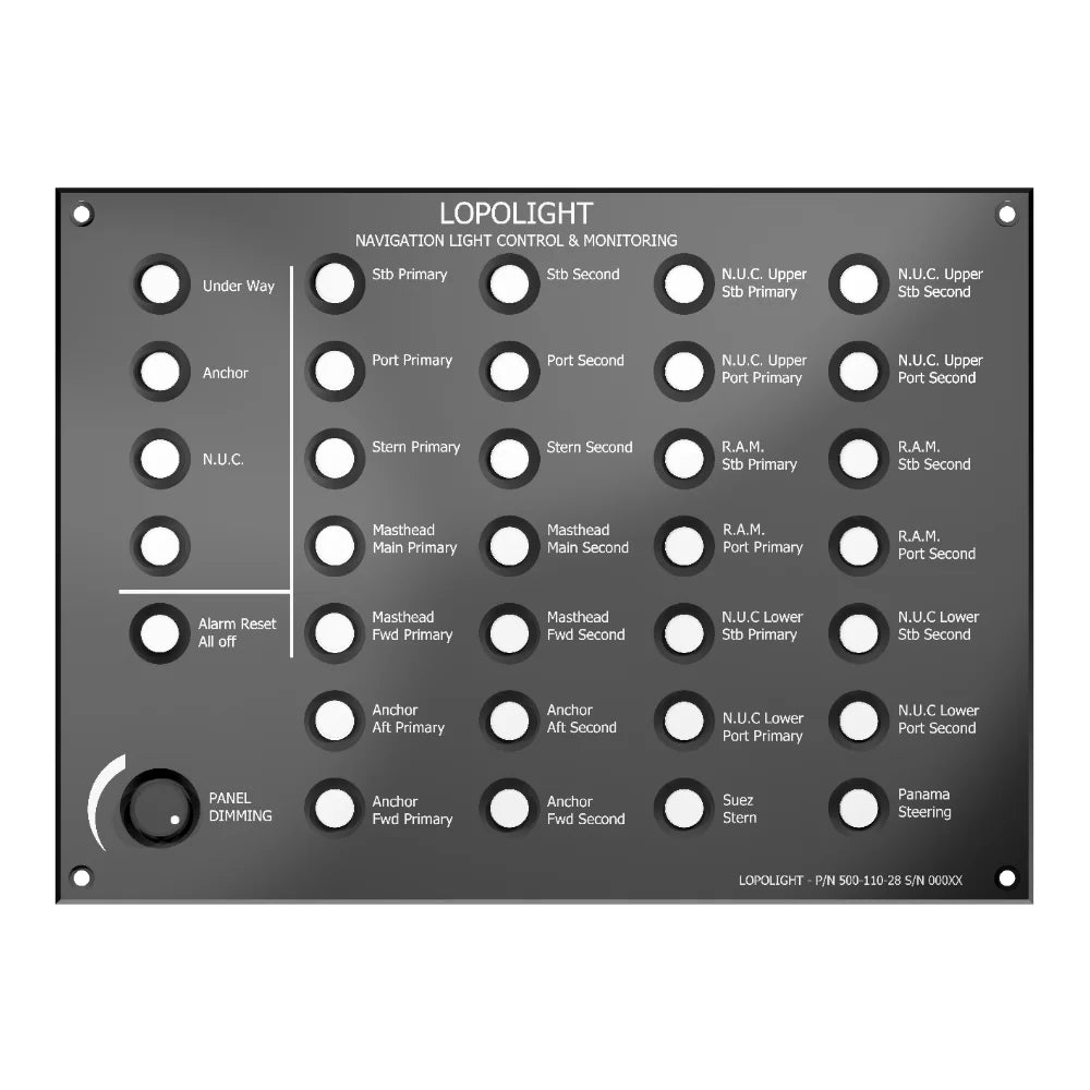 Lopolight NLC Navigation Light Control Panel, 28 Channels