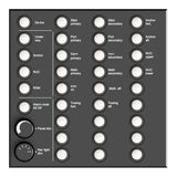 Lopolight NLC Compact Control Panel, 28 Channels, Flush Mount