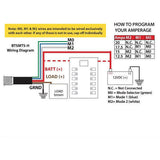 BocaTech Dual Smart Mini LED Switch, 12V, 20A, Blue LED