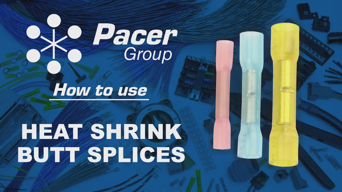 Pacer Group - 8 AWG Heat Shrink Butt Connector - 25 Pack