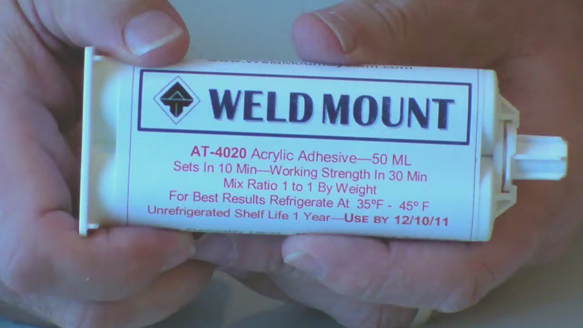 Weld Mount - AT-4020 Acrylic Adhesive - 10-Pack