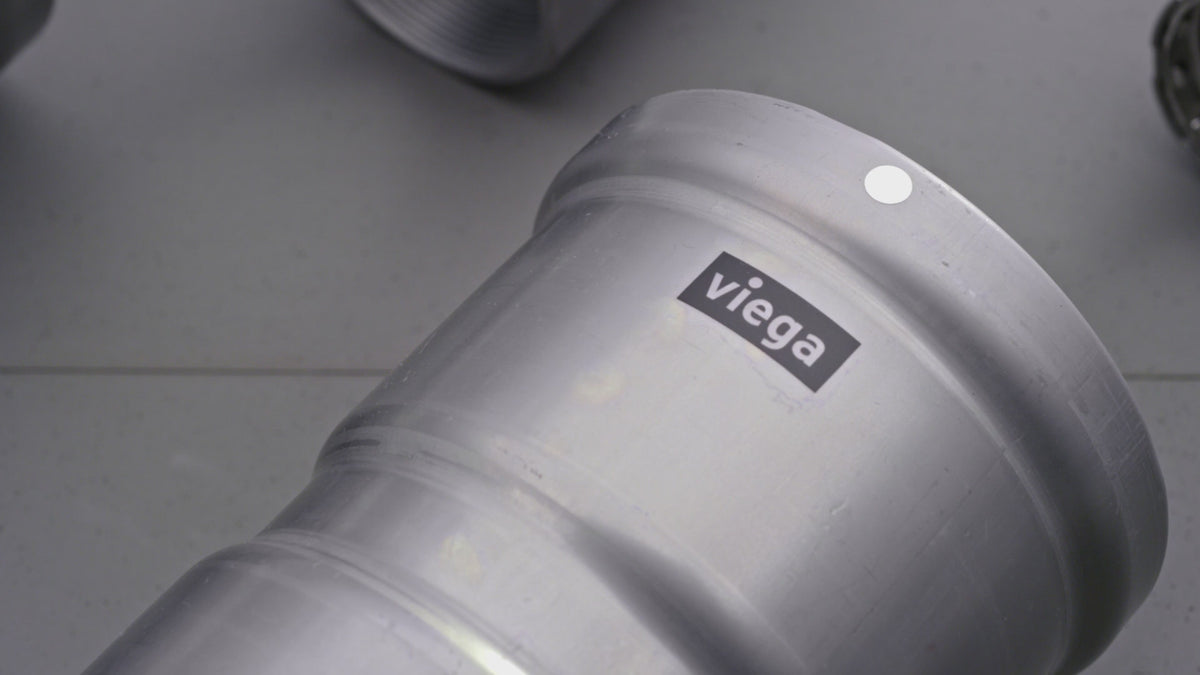 Viega - MegaPress 1/2" Stainless 304 Elbow - Street, Press Connection, Smart Connect Technology