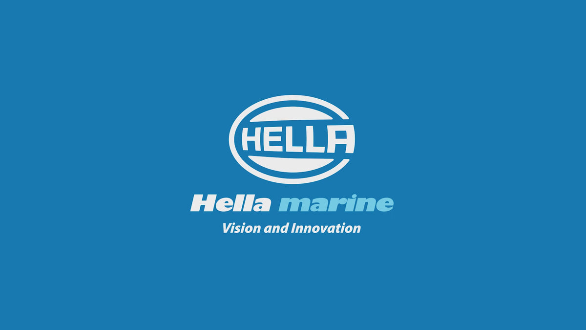 Hella Marine EuroLED 75 Square LED Downlight, 2700K, 3W, IP6K7, Screw Mount